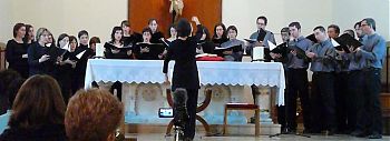 Concert del Cor Ariadna a l'Església de Gavà