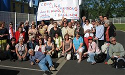 Imatge de grup del Cor Signum a un viatge a Issoire, 2009