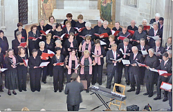 Concert del Cor Sïgnum i el Cor Sängerrunden a la Capella de Santa Àgata